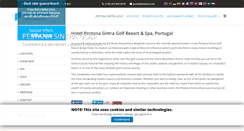 Desktop Screenshot of pestanasintragolf.com